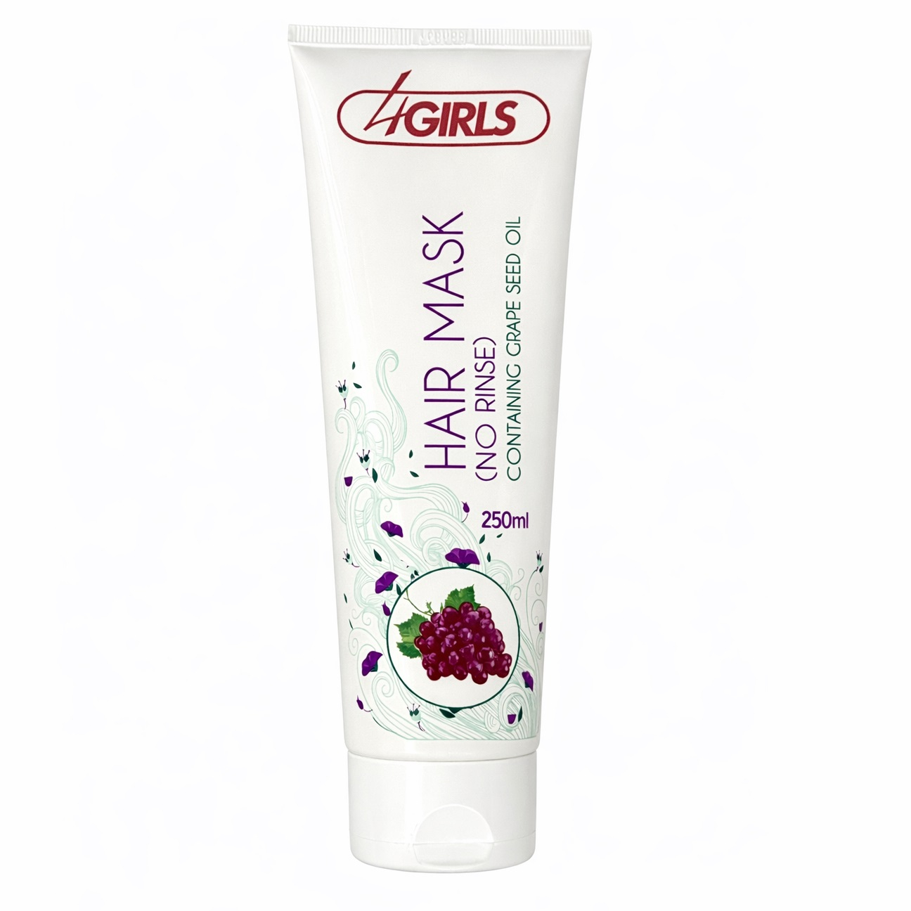 ماسک مو ترمیم کننده و آبرسان 4گرلز مدل No Rinse مناسب برای موی خشک، آسیب دیده حجم 250 میلی لیتر
